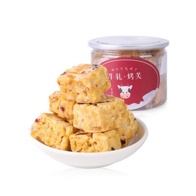 源头厂家牛轧奶芙烤芙糕点零食休闲食品批发 5罐