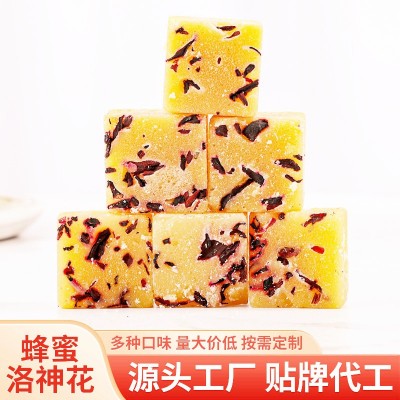蜂蜜茶 玫瑰茄 蜂蜜冰糖洛神花菊花枸杞柠檬片干冲泡饮品泡水喝 1件