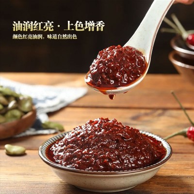 出口红油豆瓣郫县豆瓣酱500克餐饮调料火锅家用小炒调味料批发 24罐图2