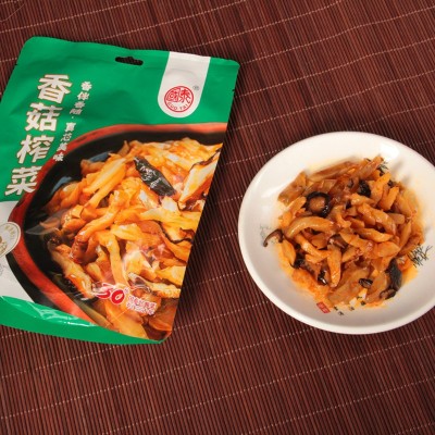 香菇榨菜320g下饭菜开胃菜零食泡菜咸菜批发速食菜厂家批发酸菜 100个图4