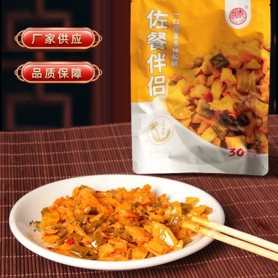 厂家酱萝卜榨菜整箱批发商用酱菜香辣下饭菜萝卜丁咸菜佐餐伴侣 100个图2