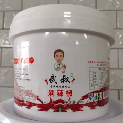 湖南特产超辣剁椒酱拌饭下面开胃小吃辣椒 剁椒5kg商用桶装批发 888桶图2