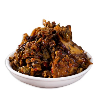 湖南特产腊肉梅干菜拌饭下饭菜268g瓶装农家咸菜外婆菜批发 2瓶图5