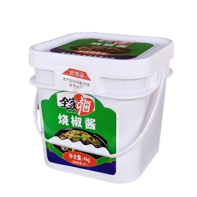 商用重庆烧椒酱8斤桶装辣椒酱茄子皮蛋烧椒酱爆下饭拌面椒香 1包图4