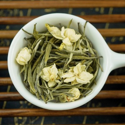 横县茉莉花茶2025新茶茉莉雪竹特级茉莉花茶叶浓香散装商用绿茶 2斤图2