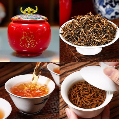 茶叶红茶特级武夷山花蜜香金骏眉茶叶礼盒装高档礼品厂家批发送礼 1盒图4