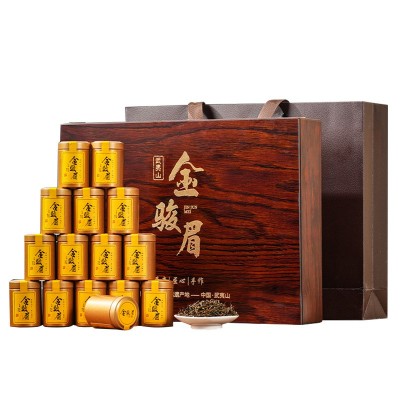 茶叶红茶特级蜜香金骏眉正宗武夷山金俊眉500g木质茶叶礼盒装送礼 1盒图5