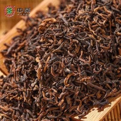 中茶特级普洱茶叶经典标杆熟茶陈韵金芽150g罐装散装茶中华老字号 1盒图2