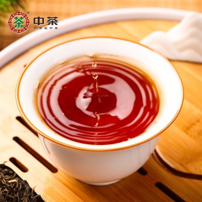 中茶特级普洱茶叶经典标杆熟茶陈韵金芽150g罐装散装茶中华老字号 1盒图3