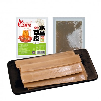 达优宝苕皮大张摆摊食材批发水晶苕皮烤苕皮大张方便储存速食袋装 2箱图2