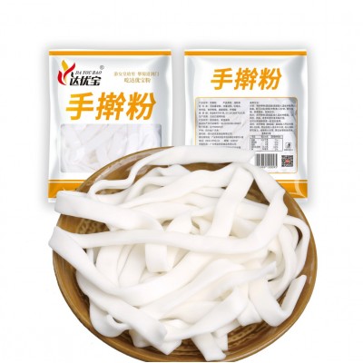 四川达优宝手擀粉麻辣烫传统手工鲜粉即煮即食土豆湿粉火锅粉 2箱图3