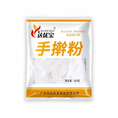 四川达优宝手擀粉麻辣烫传统手工鲜粉即煮即食土豆湿粉火锅粉 2箱图5