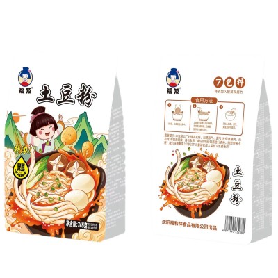 福姬豪华版香辣土豆粉自带原汤无需加水配料丰富745g微辣麻辣方便 3件图5