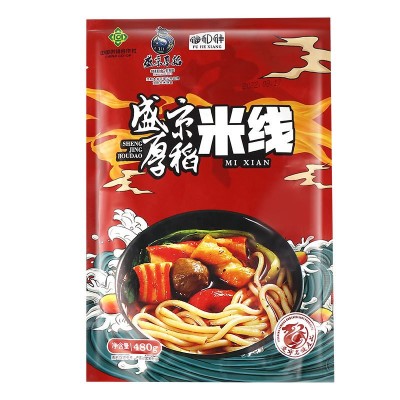 工厂招商480g批发盛京厚稻过桥米线云南速食带调料砂锅非油炸 4袋图5