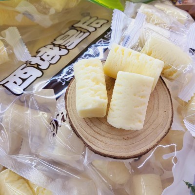 西域皇后奶醇新疆奶疙瘩营养休闲小零食嚼着吃牛奶块乳酪奶糖奶香 1千克图2