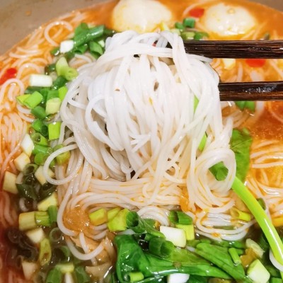 衡阳渣江米粉米面湖南特产非油炸干细米粉米线大排档早餐店炒米粉 1斤图2