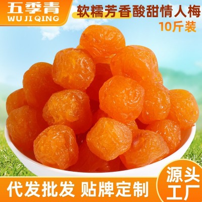 酸甜情人梅话梅干玫瑰梅散装10斤蜜饯果脯梅类年货零食批发厂家 2包