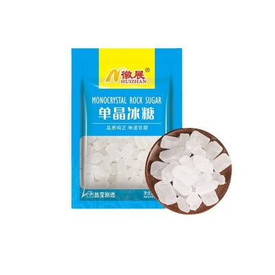 【新】【包邮】10袋500克单晶冰糖厂家批发徽展颗粒袋装防暑降温 1袋图4