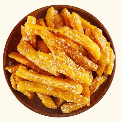 网红爆款拔丝地瓜干芝麻味红薯条地瓜干香脆芝麻休闲零食 2箱图2