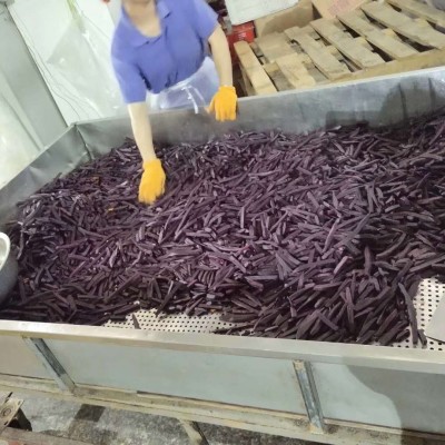 紫薯干散装整箱新货果蔬搭配香脆紫薯条20斤连城地瓜干厂家批发 1件图2