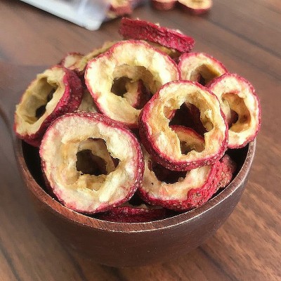 代发无核山楂干泡茶片500g新货无籽无硫去核山渣空心圈泡水特产 2袋图4