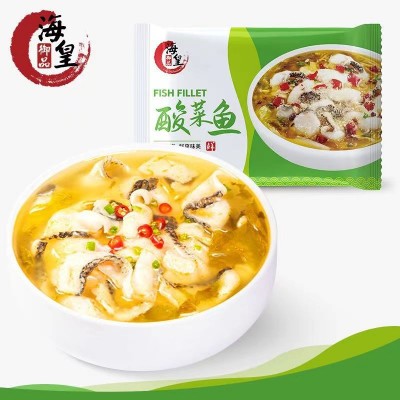 金汤酸菜鱼 450克*3袋 老坛酸菜黑鱼片家常菜火锅 含酸菜调料包 2套图5