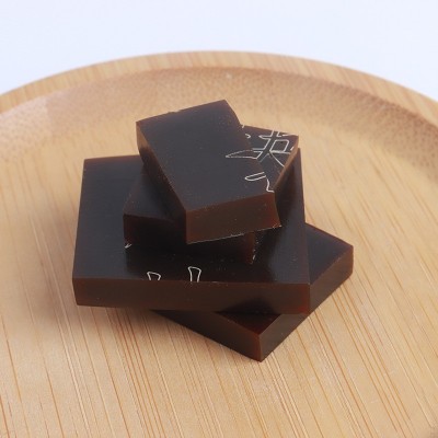 山东特产阿胶块256克 铝箔礼盒装阿胶块原料纯驴皮阿胶片现货批发 2盒图4