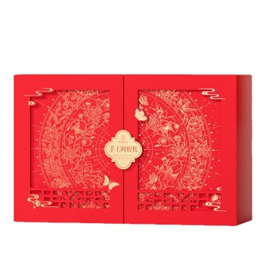 东阿原产节日礼物手工阿胶糕礼盒装中国风小锅熬制驴皮阿胶糕 1盒图5