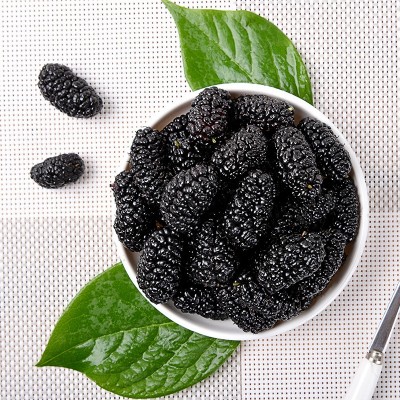 杞彩回乡250克桑葚干新疆免洗大粒瓶装罐装桑葚花果茶批发桑椹 2罐图3