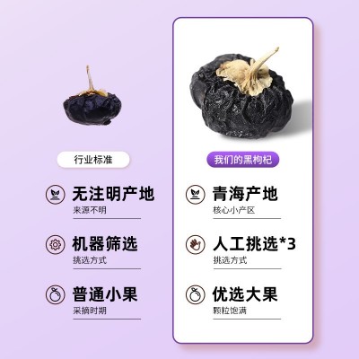 早康青海黑枸杞批发大粒枸杞原浆工厂食用农产品整箱散货10kg 1件图4