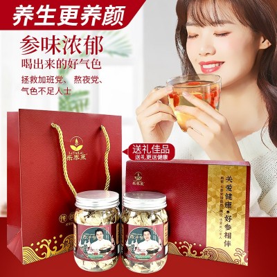乐泰莱吉林西洋参切片西洋参礼盒参片90克*2瓶产地货源批发 2盒图5