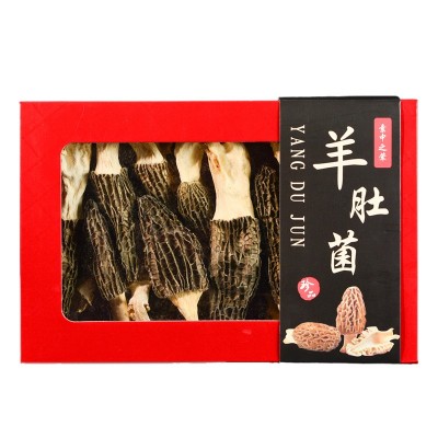新疆羊肚菌100g一盒蘑菇干货菌菇菇类煲汤食用菌特产干货阿克苏直 2袋图5