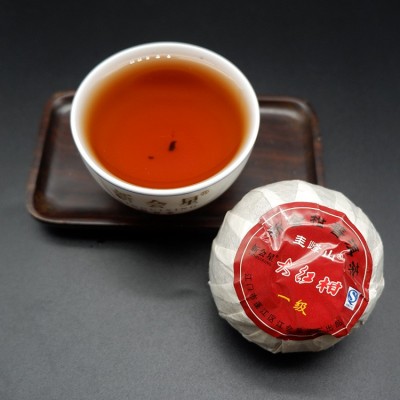 厂家批发2012年新会大红柑柑普茶 勐海陈皮普洱茶熟茶散装500g 1斤图4
