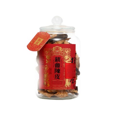 15年陈皮正宗广东新会陈皮老陈皮茶大红皮泡水喝送礼老陈皮干仓 1罐图5