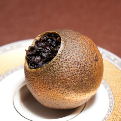 正宗新会小青柑生晒柑普洱茶熟茶云南柑普茶陈皮柑批发陈皮香 1件图3
