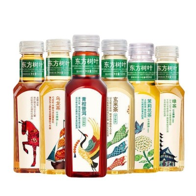 农夫山泉东方树叶335ml茉莉花茶青柑普洱乌龙茶饮料商超整箱批发 1瓶图5