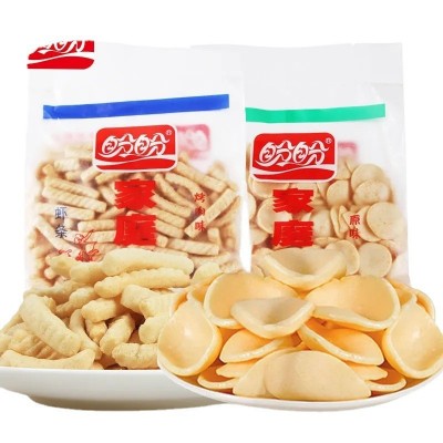 盼盼家庭号薯片虾条100g袋大包装薯条散装膨化怀旧小零食整箱批发 1箱图4