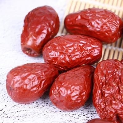 新疆红枣 皮薄肉厚核小口感酥软肉密 香甜大红枣泡茶即食大货代发 2袋图3