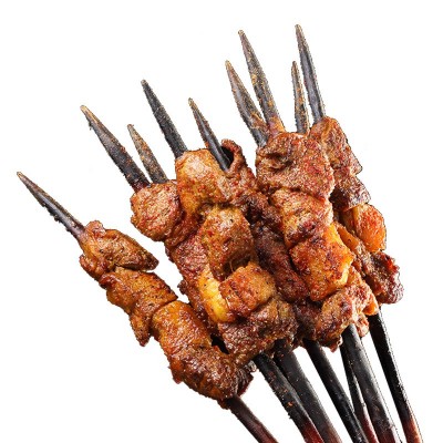 新疆特产尉黎鲜红柳罗布羊肉串20/串红柳烤肉烤串羊肉大肉串鲜嫩 1箱图5