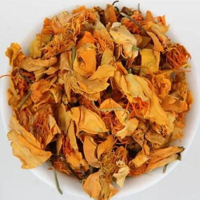 应季新货 新鲜金莲花 花草茶500克/1斤散装 厂家直供 食用休闲茶 1袋图5