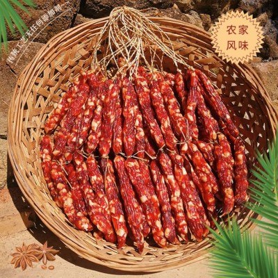 自制腊肠sausage广味香肠煲仔饭正宗纯猪肉特产年货广式特色腊味 1000斤图2