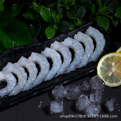 厂家直供新鲜南美白对虾青虾仁剥虾肉去壳去虾线虾仁肉批发多规格 2件