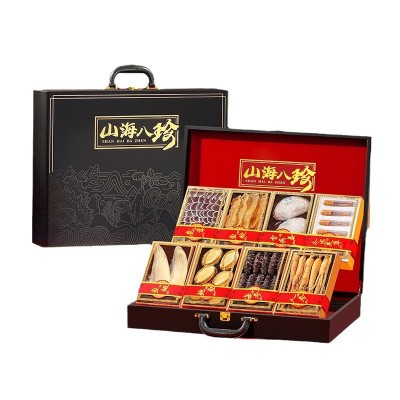 【现货代发】山海八珍年货送礼批发团购海参鲍鱼滋补礼盒源头工厂 1盒图5