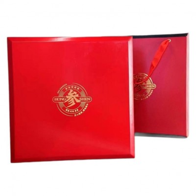 新品红参片礼盒套装长白山红参切片节日送礼滋补礼品现货批发即食 2盒图5