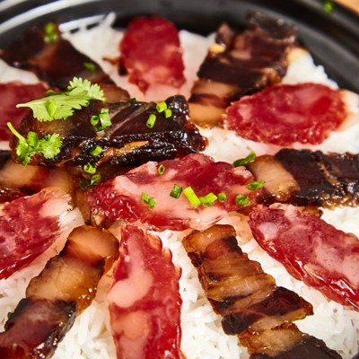 广式腊肉腊肠礼盒装广东特产风干猪肉肠广式腊肠年货送礼腊味礼盒 2盒图4