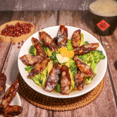 批发广式鸭肝腊肠腊味饭店酒楼煲仔饭材料广东特色风味猪肉肠 2千克图2