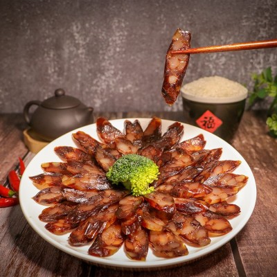 批发广式鸭肝腊肠腊味饭店酒楼煲仔饭材料广东特色风味猪肉肠 2千克图3