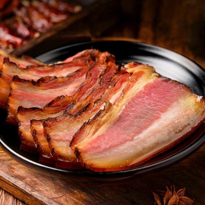 重庆烟熏抽骨五花散装餐饮电商柏树枝熏腊肉批发2斤自制土猪肉 2千克图4