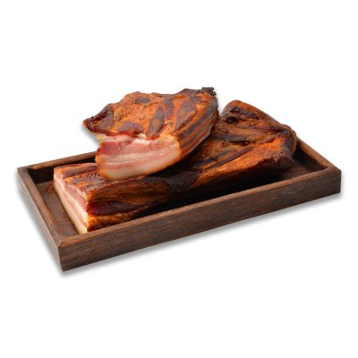 重庆烟熏抽骨五花散装餐饮电商柏树枝熏腊肉批发2斤自制土猪肉 2千克图5