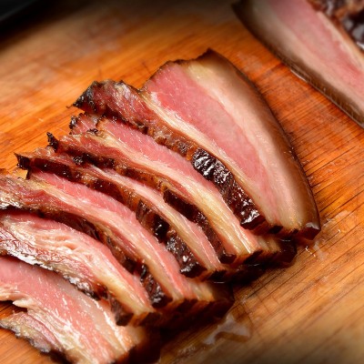 重庆烟熏抽骨五花散装餐饮电商柏树枝熏腊肉批发2斤自制土猪肉 2千克图3